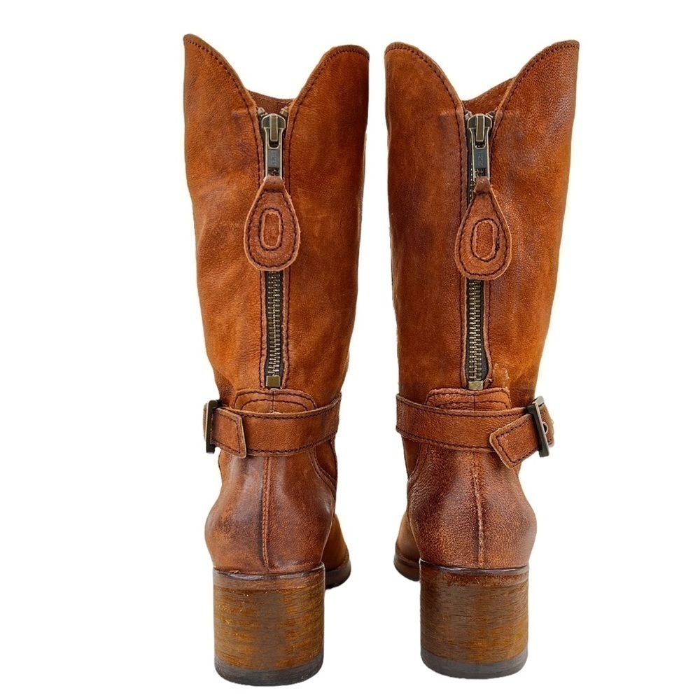 Johnston & Murphy Women’s Back Zip Buckle Leather Boots - Picture 5 of 14